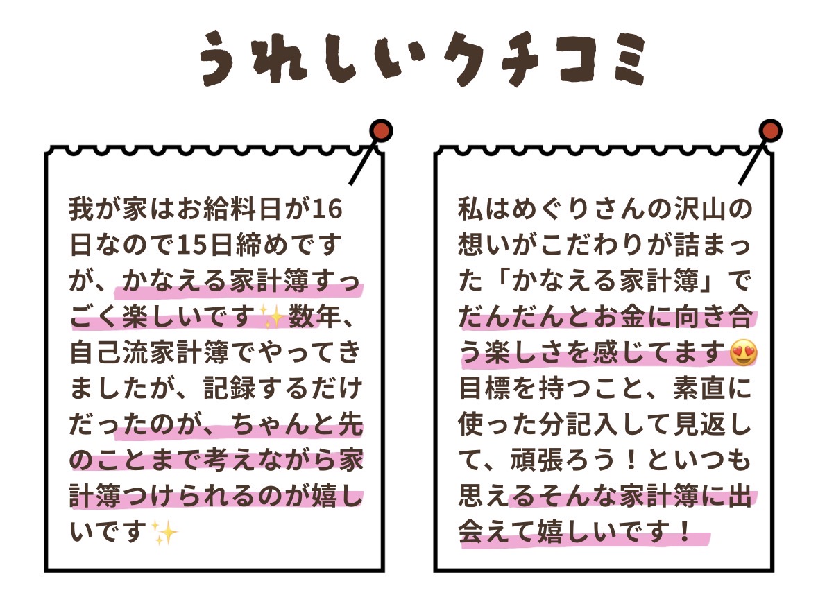 うれしいクチコミのイメージ